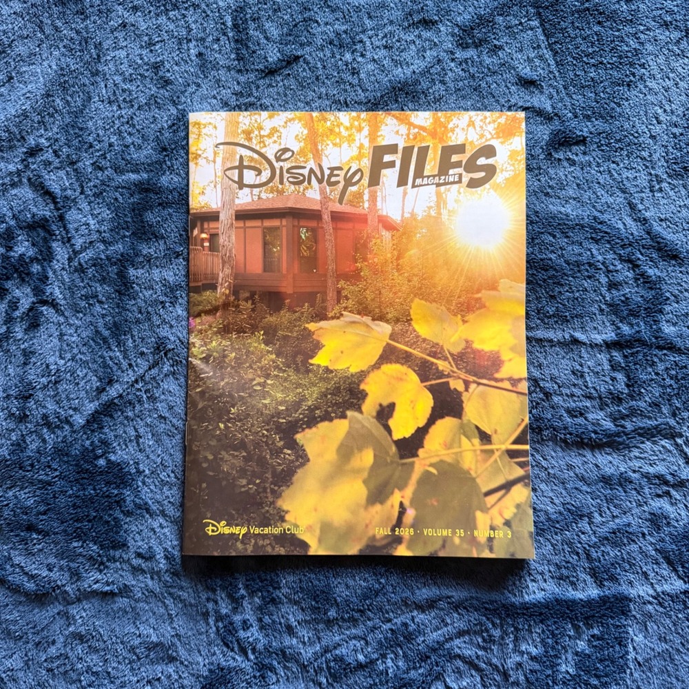 Disney Files Magazine Fall 2026 Disney Vacation Club DVC Volume 35 No. 3 - D0161